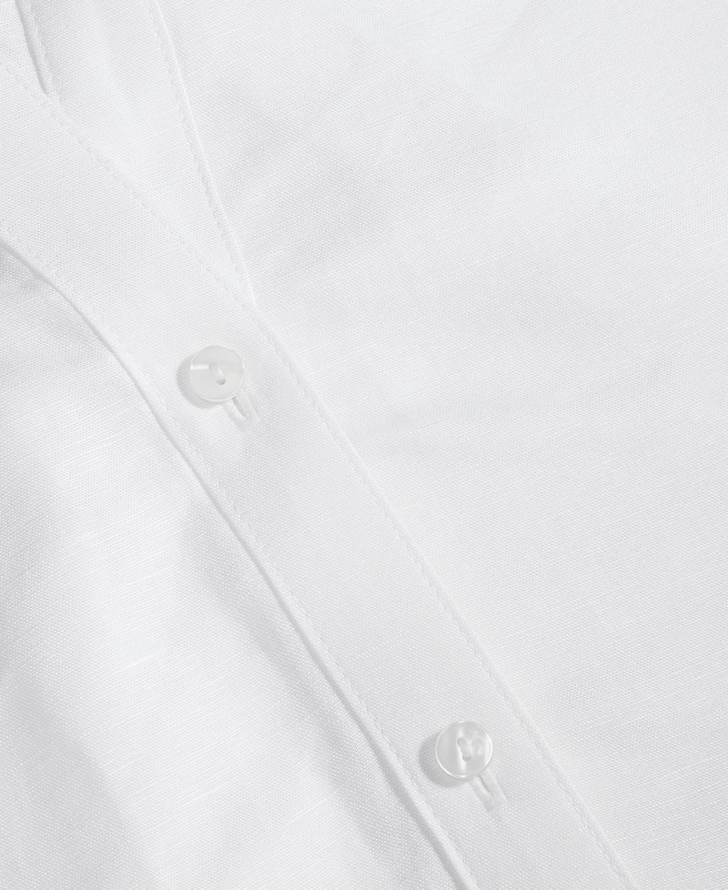 I.n.c. International Concepts Plus Linen-Blend Tunic, Exclusively at Macy's