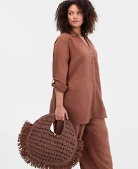 I.N.C. International Concepts Plus Size Shirt Wide Leg Pants Macys Exclusive