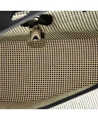 Pre-Owned HERMES 31 Herbag Zip Criss Viking Toile and Leather