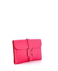 Pre-Owned HERMES Pm Jige Clutch Epsom