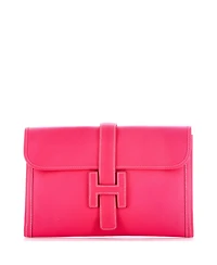 Pre-Owned HERMES Pm Jige Clutch Epsom