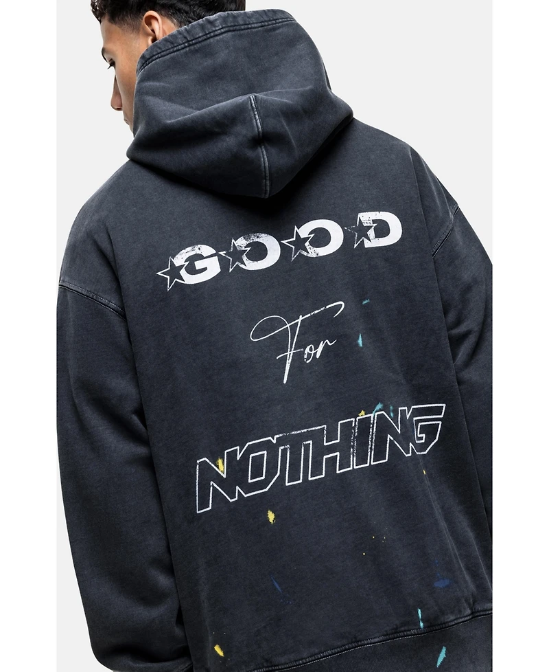 Good For Nothing Men's Nevada Paint Relaxed Hoodie