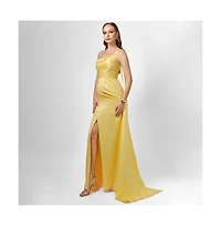 Bariano Women's Davina One Shoulder Gown