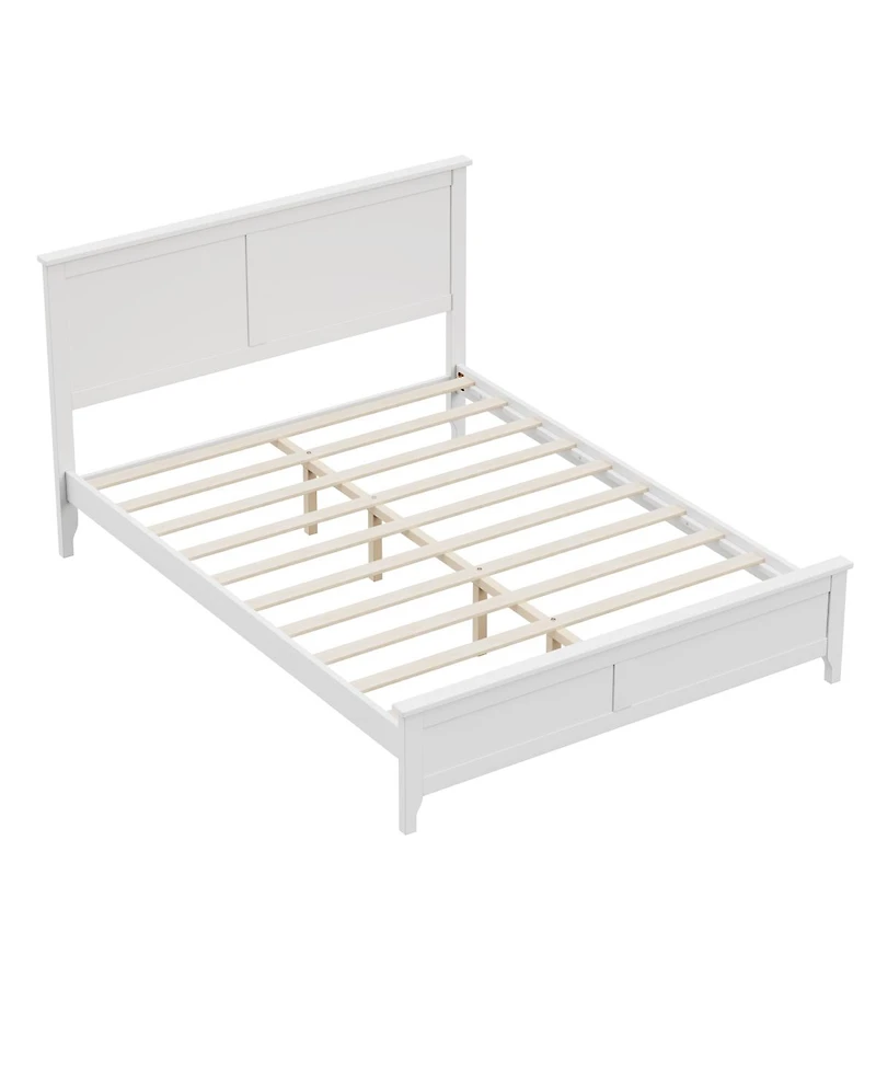 Streamdale Furniture Elegant Pine Wood and Mdf Platform Bed