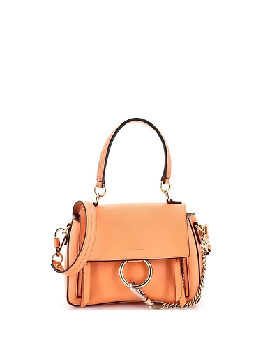 Pre-Owned Chloe Mini Faye Day Bag Leather