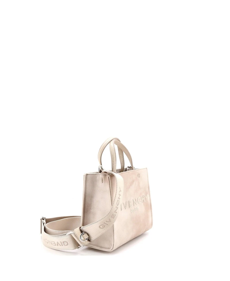 Pre-Owned Givenchy Mini G-Tote Printed Canvas
