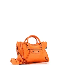 Pre-Owned Balenciaga Medium City Classic Studs Bag Leather