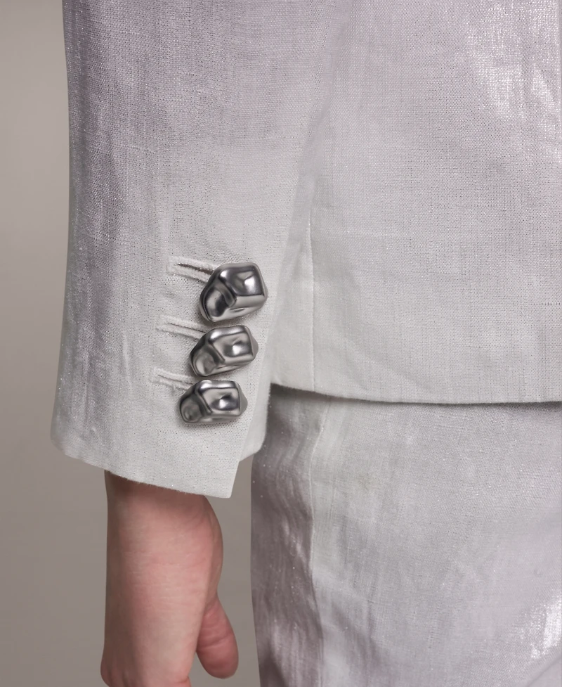 Donna Karan New York Women's One-Button Peak Lapel Blazer