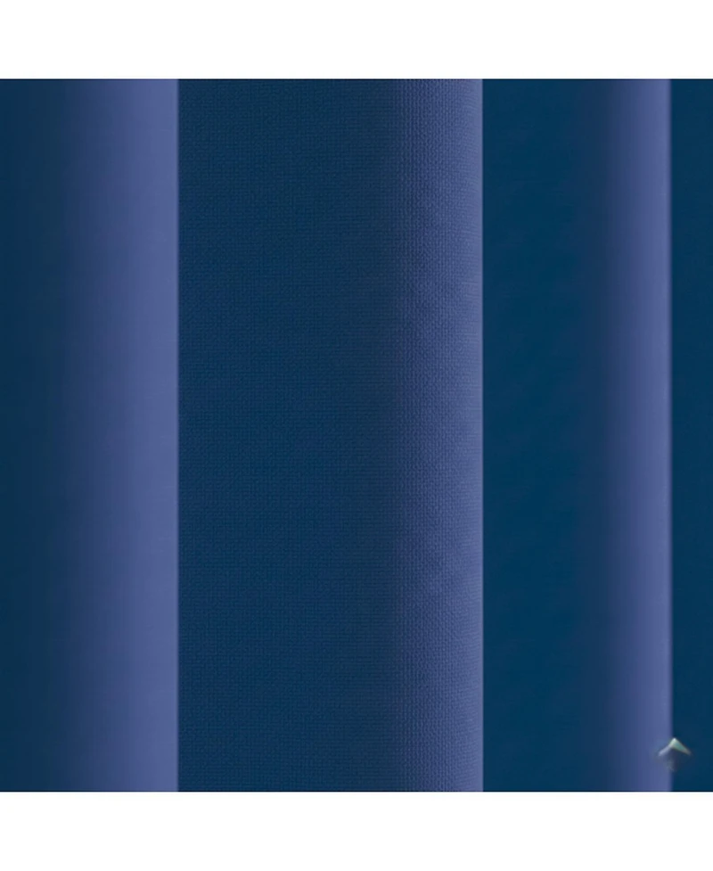 Rt Designers Collection 100% Polyester Twilight Blackout Rod Pocket Curtain Panel 54" x 84"