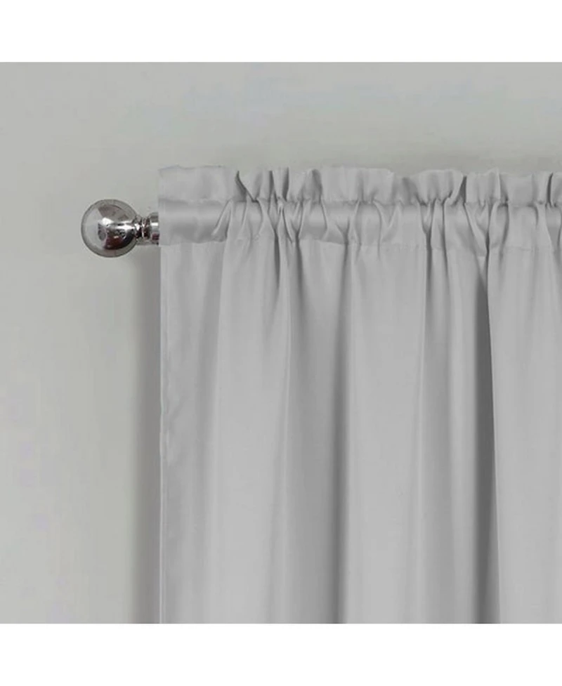 Rt Designers Collection 100% Polyester Twilight Blackout Rod Pocket Curtain Panel