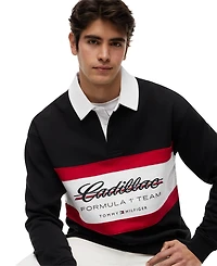 Tommy Hilfiger Men's Long-Sleeve Rugby Polo Shirt