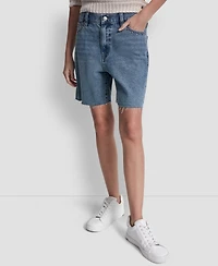 Dkny Jeans Women's Mid-Rise Relaxed Shorts