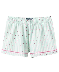 Andy & Evan Girls' Toddler 2T-4T Button-Down Shirt and Shorts Pajama Set