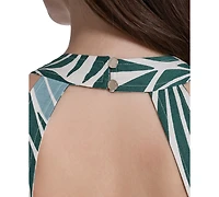 Vince Camuto Women's Square Neck Midi Dress