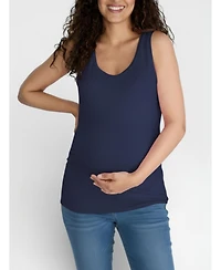 Motherhood Maternity Side-Ruched Tank Top