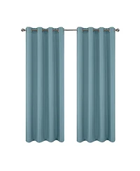 Rt Designers Collection 100% Polyester 140 Gsm Sedona Jacquard Grommet Curtain Panel 54" x 90