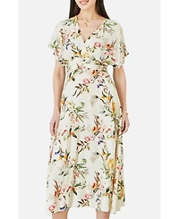 Yumi Women's Floral Print Midi Dress