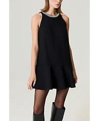 Nocturne Women's Ruffled Mini Dress