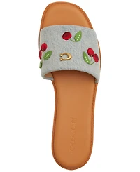 Coach Women's Holly Cherries Slip-On Sandals