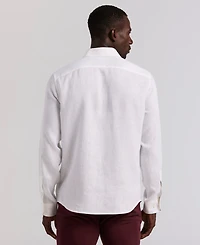 Perry Ellis Men's Solid Linen Shirt