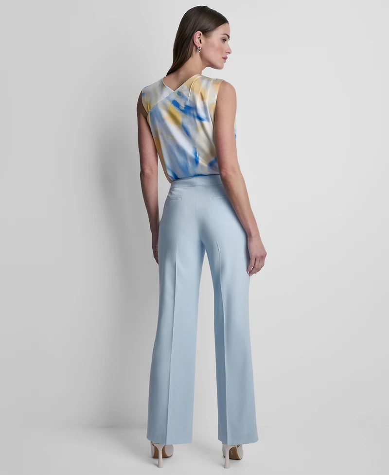 Dkny Women's Straight-Leg Flared Pants