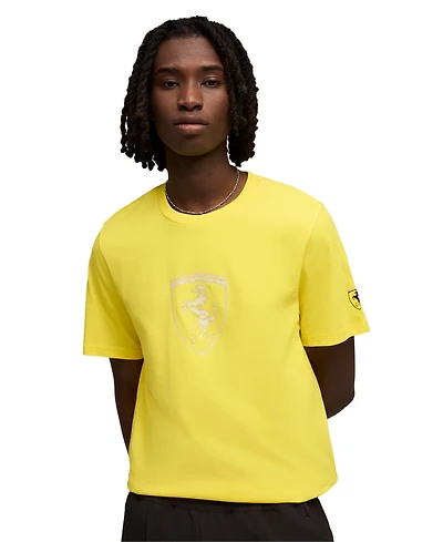 Puma Men's Ferrari Tonal Shield Short-Sleeve T-Shirt