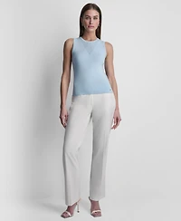Dkny Women's Sleeveless V-Detailed Sweater