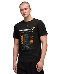 Puma Men's Mclaren Racing Driver Lando Norris Crewneck Graphic T-Shirt
