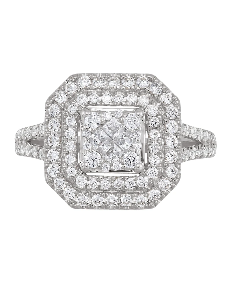 Macy's Diamond Engagement Ring (1 ct. t.w.) in 10k White Gold