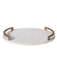 Ren Wil Bianca 18" Marble Tray