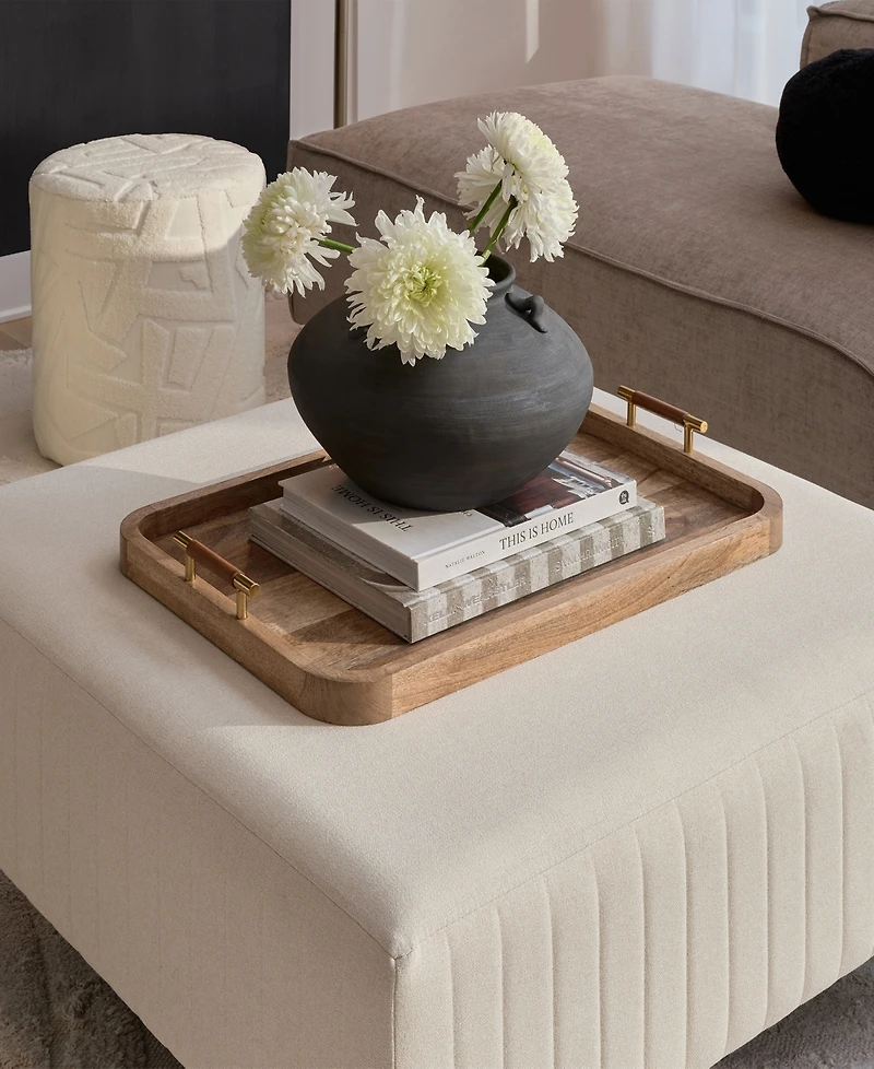 Ren Wil Mango Wood 24" Indoor Tray