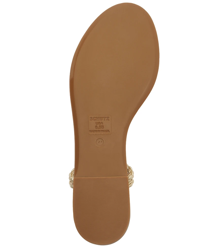 Schutz Women's Cordelia Flat Dress Sandals