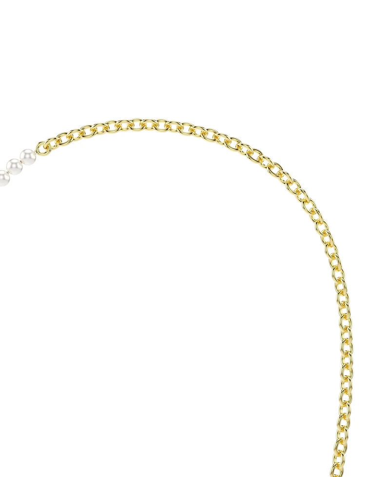 Swarovski Gold-Tone Plated Mother of Pearl Idyllia Necklaces