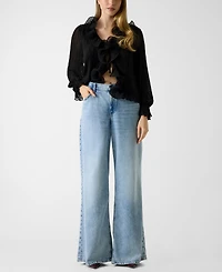 Guess Women's Wide-Leg Loose Jeans