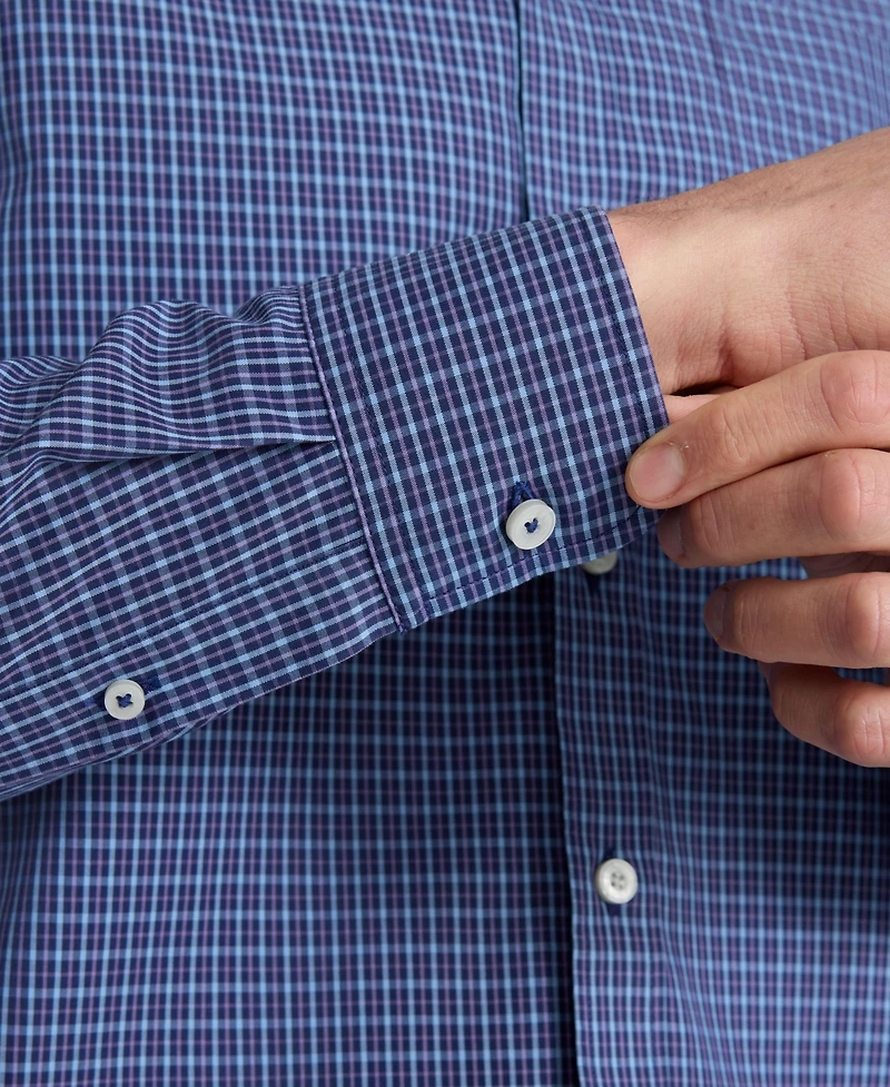 UNTUCKit Men's Regular Fit Wrinkle-Free Solay Button Up Shirt