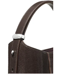 kate spade new york Halo Glazed Leather Mini Bucket Bag