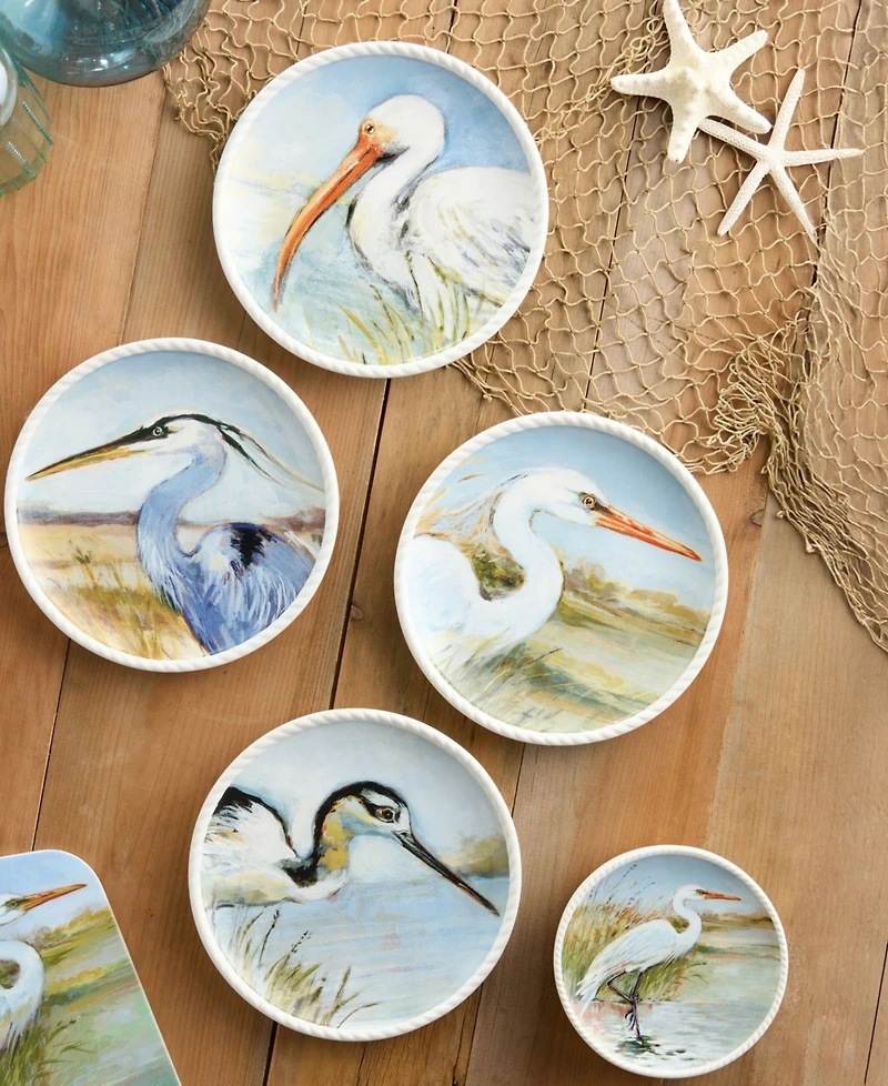 Certified International Coastal Birds 16-Pc. Dinnerware Set, Service for 4