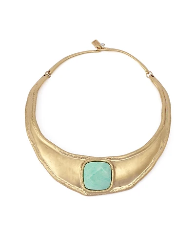 Robert Lee Morris Soho Turquoise Stone Collar Necklace