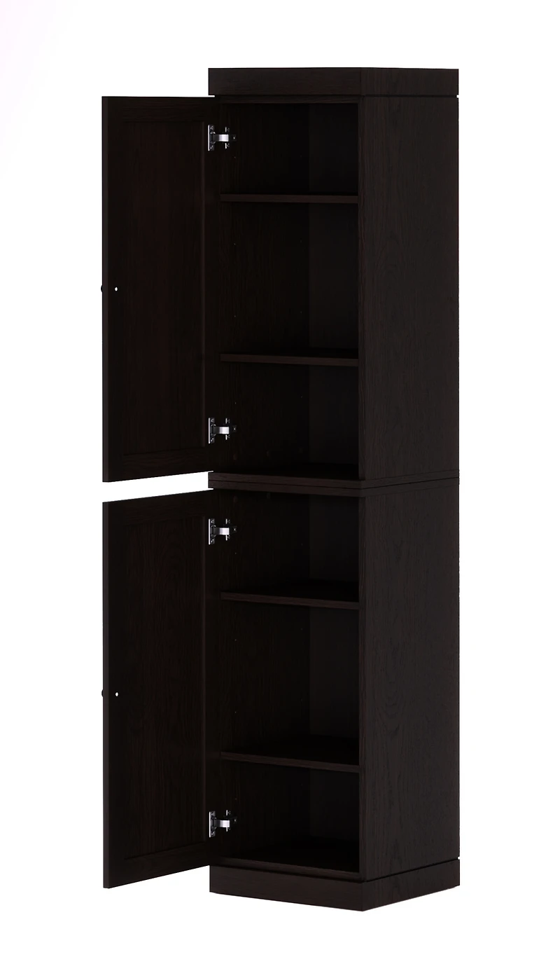 Palace Imports Premium 100% Solid European Oak Hardwood Modular Dining Room Cabinet with Shaker Doors