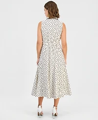 Anne Klein Petite Sleeveless Godet Shirt Dress