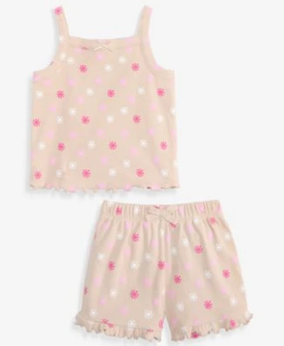First Impressions Baby Girls 3m 24m Mix Match Sunny Print Ribbed Tank Top Shorts Macys Exclusive
