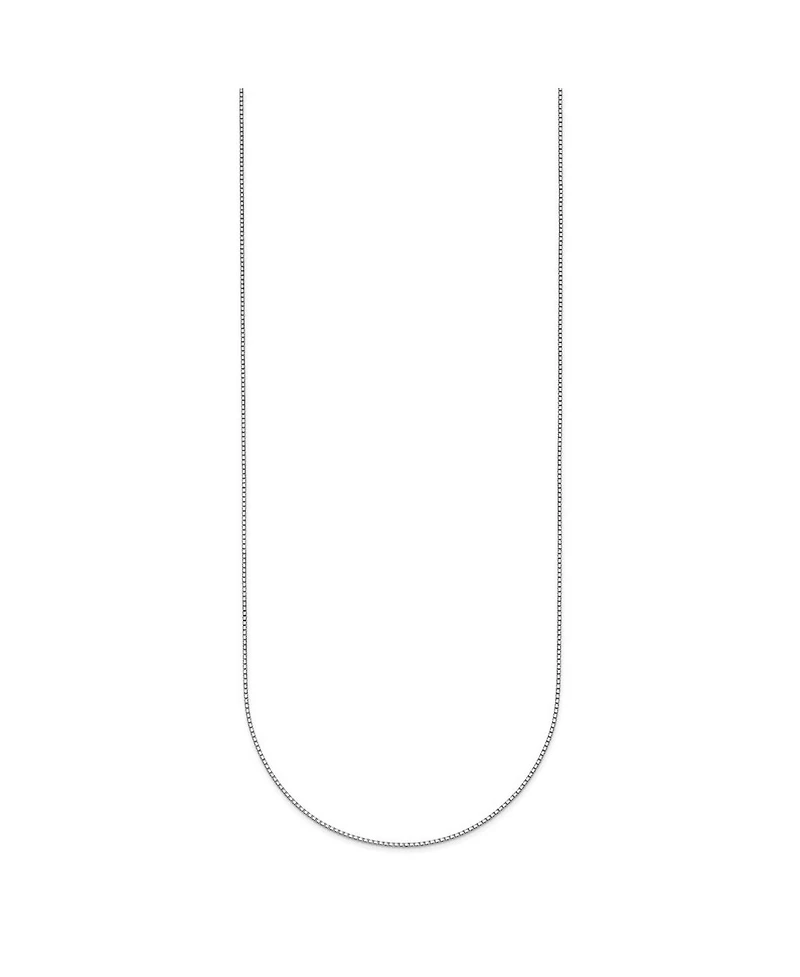 Curata Jewelry Solid 950 Platinum 0.7mm Box Chain Necklace 16-24 Inch Chain Necklace