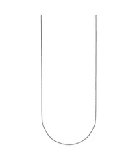 Curata Jewelry Solid 950 Platinum 0.7mm Box Chain Necklace 16-24 Inch Chain Necklace