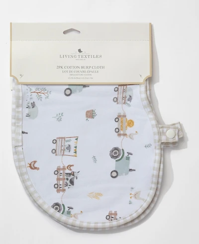 Living Textiles Kids 2PK Burp Cloth