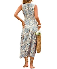 Cupshe Women's V-Neck Pull-On Unlined Dress