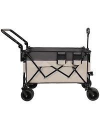 Rainsken Multi-Functional Push-Pull Folding Wagon Cart