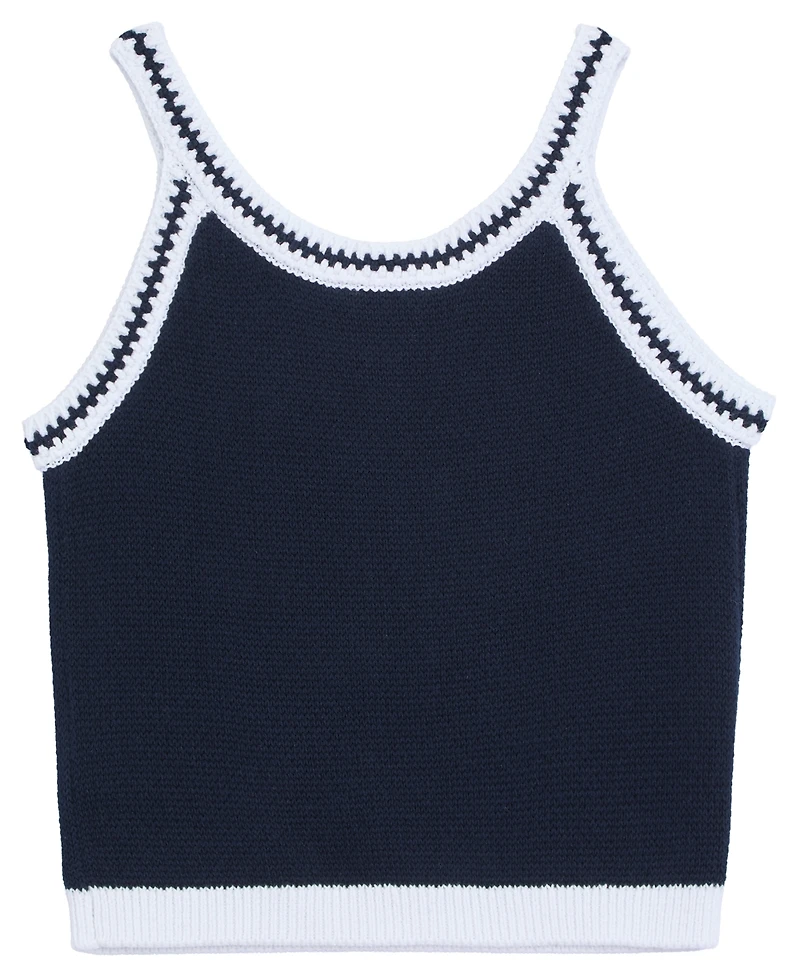 Guess Girls' 7-16 Sleeveless Crochet Top