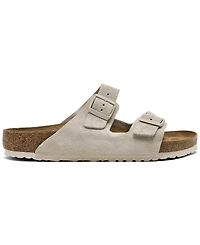 Birkenstock Men's Arizona Suede Leather Soft Footbed Sandals from Finish Line