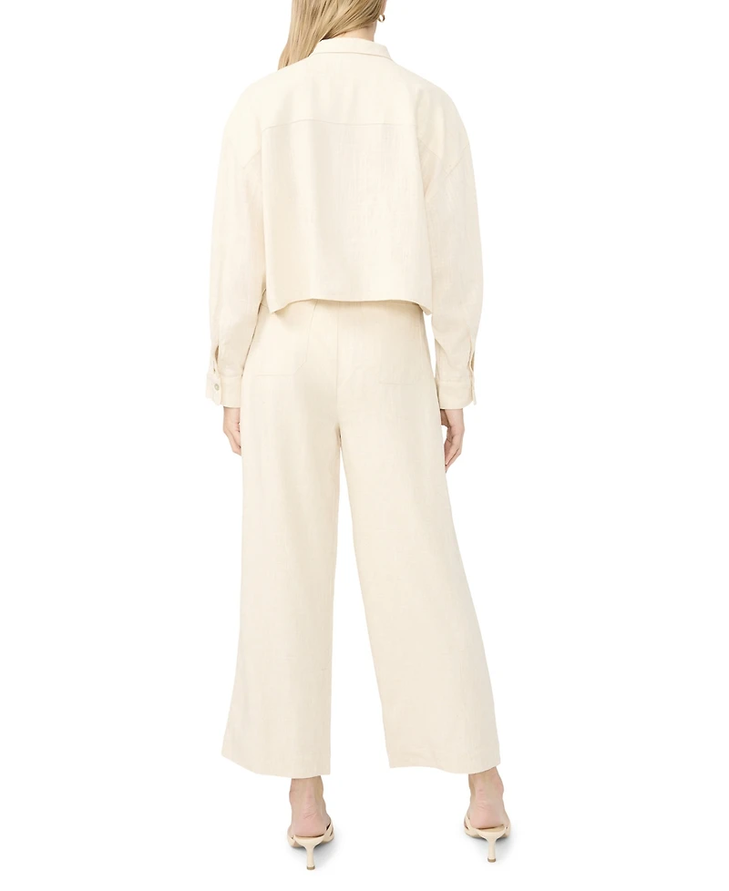 Sam & Jess Women's Wide-Leg Ankle Length Pants