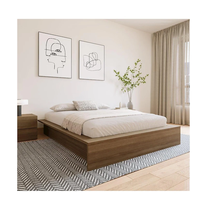 Nexera James Platform Bed